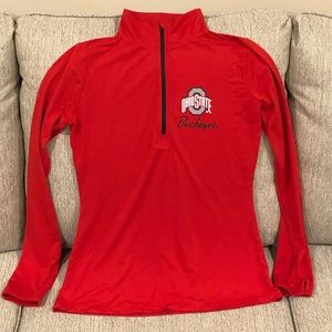Like new Sz L OSU half zip pullover